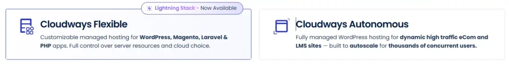 Cloudways Hosting Models