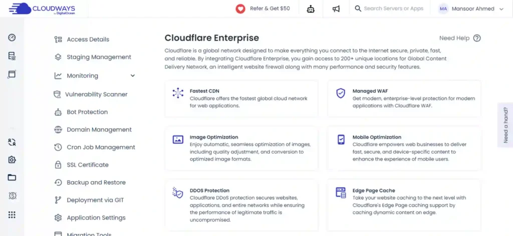 Cloudways Security Features